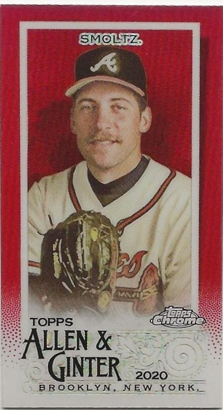 John Smoltz [Mini Red Refractor] #6