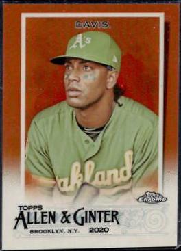 Khris Davis [Orange Refractor] #180