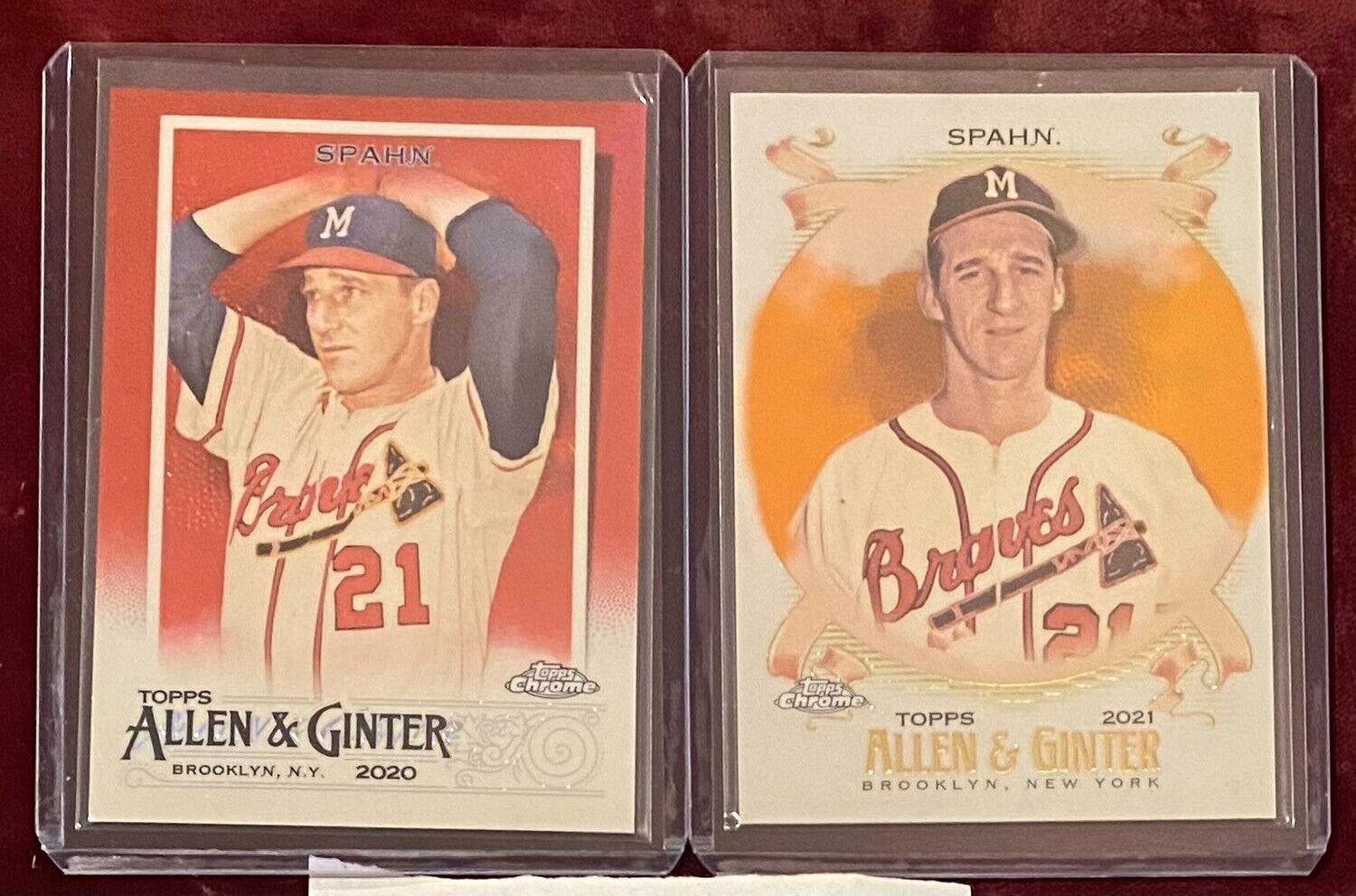Warren Spahn [Red Refractor] #144