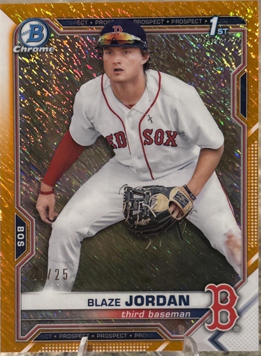 Blaze Jordan [Orange Shimmer Refractor] #BCP-71