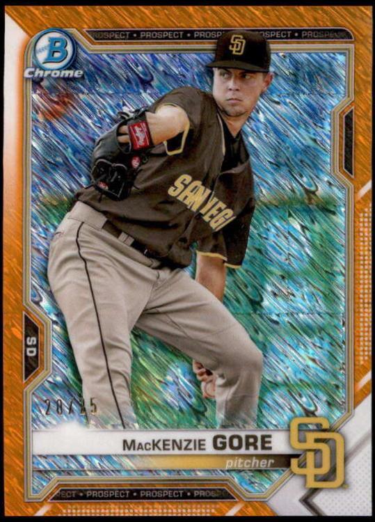 MacKenzie Gore [Orange Shimmer Refractor] #BCP-105