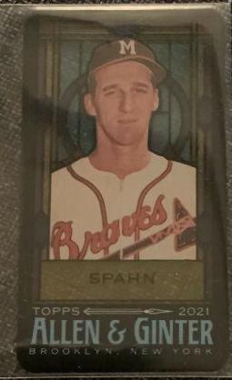 Warren Spahn [Mini Stained Glass] #59