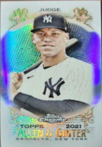 Aaron Judge [Mini Orange Refractor] #126