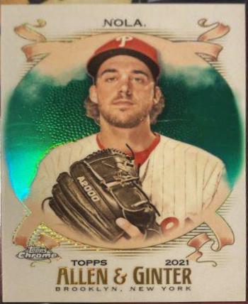 Aaron Nola [Green Refractor] #215