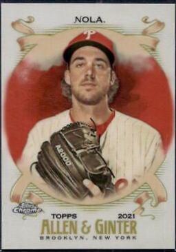 Aaron Nola [Orange Refractor] #215