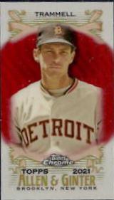 Alan Trammell [Mini Red Refractor] #288