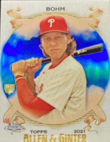 Alec Bohm [Blue Refractor] #100