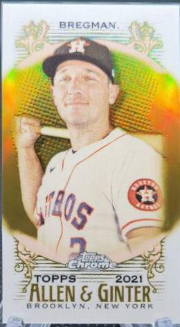 Alex Bregman [Mini Gold Refractor] #8