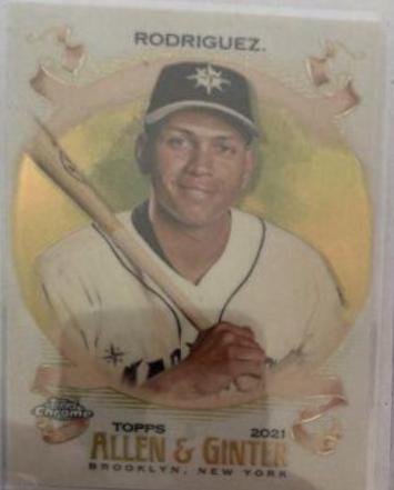 Alex Rodriguez [Gold Refractor] #18