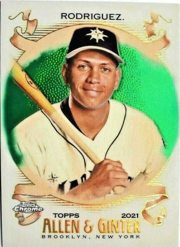 Alex Rodriguez [Green Refractor] #18