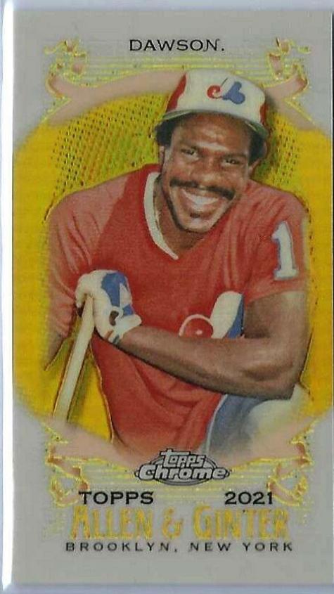 Andre Dawson [Mini Gold Refractor] #14