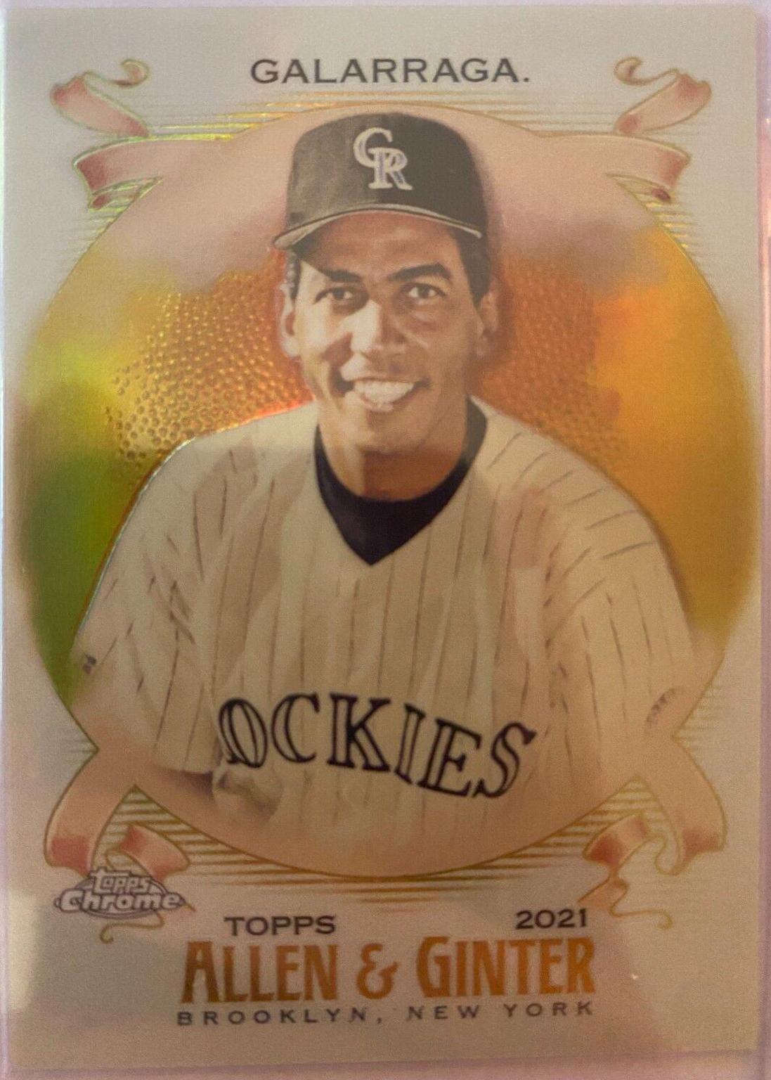 Andres Galarraga [Gold Refractor] #276