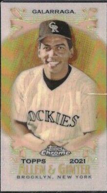 Andres Galarraga [Mini Gold Refractor] #276