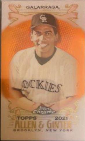 Andres Galarraga [Mini Orange Refractor] #276