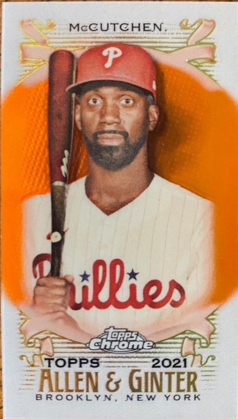 Andrew McCutchen [Mini Orange Refractor] #134