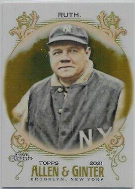 Babe Ruth [Gold Refractor] #120