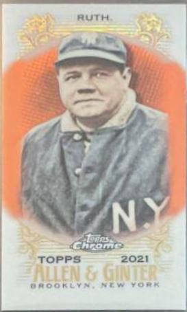 Babe Ruth [Mini Orange Refractor] #120