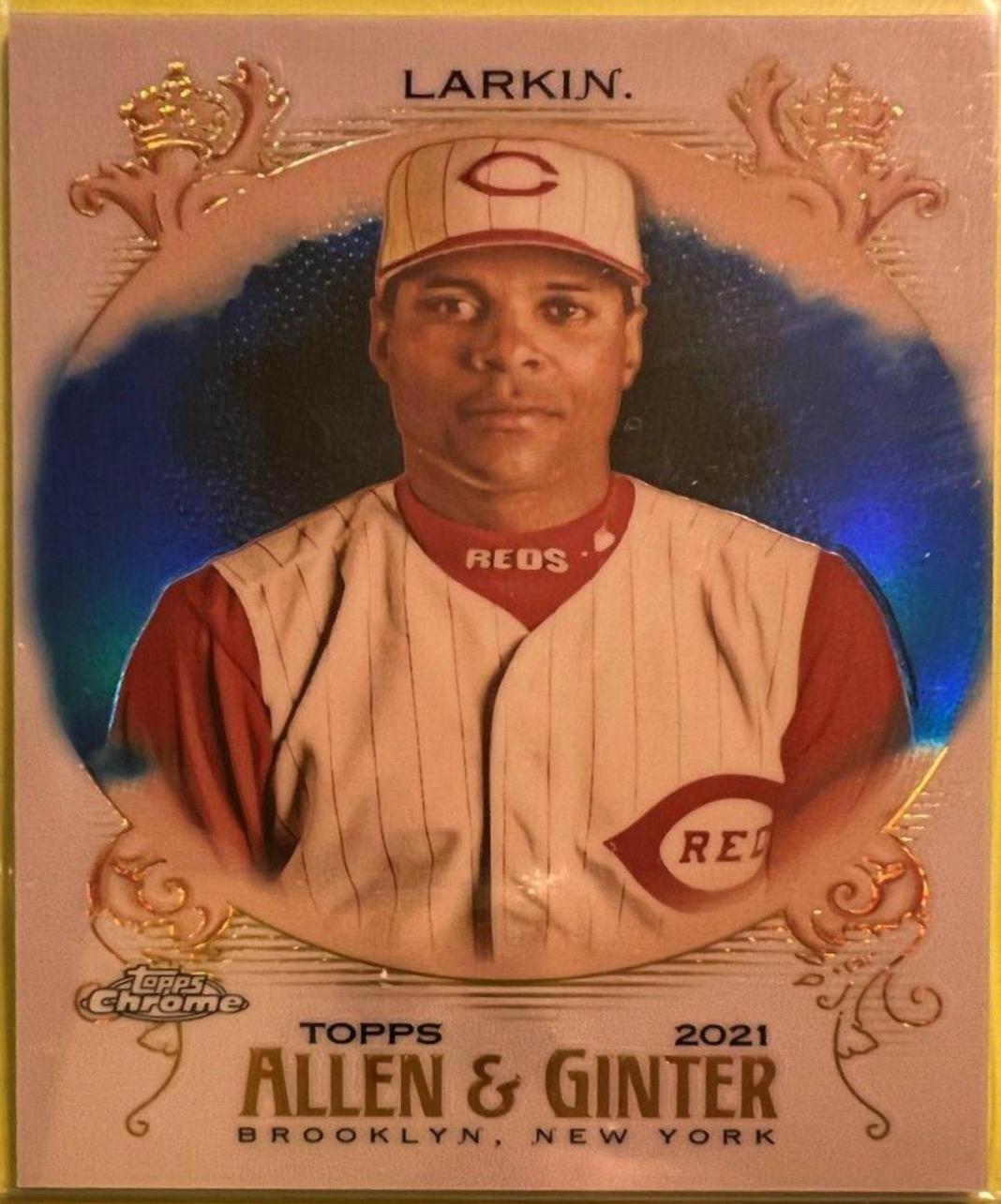 Barry Larkin [Blue Refractor] #78