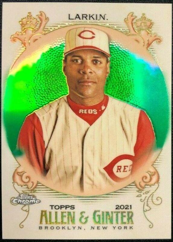 Barry Larkin [Green Refractor] #78