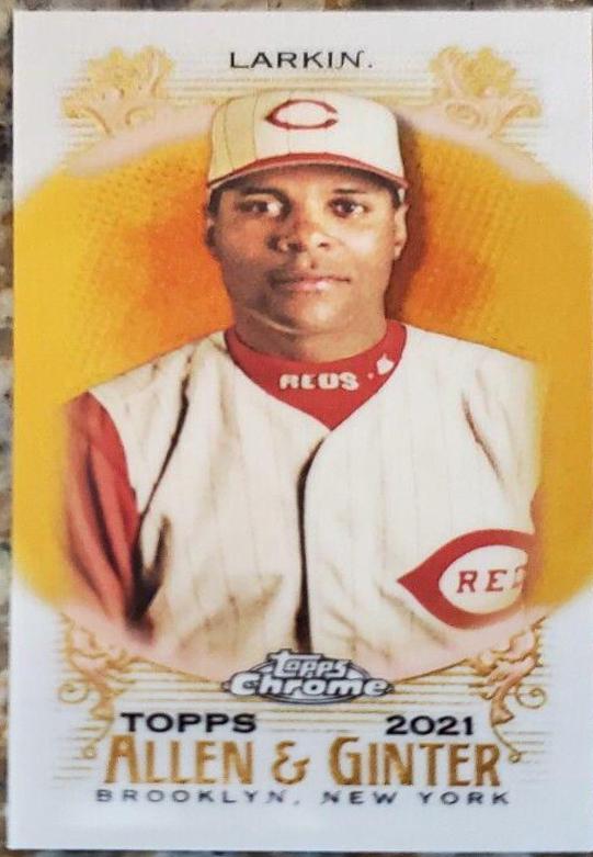 Barry Larkin [Mini Gold Refractor] #78