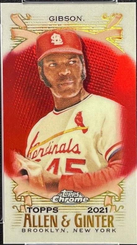 Bob Gibson [Mini Red Refractor] #81