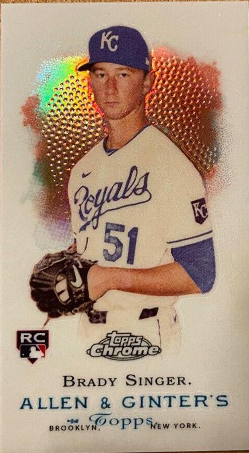 Brady Singer [Mini Orange Refractor] #117
