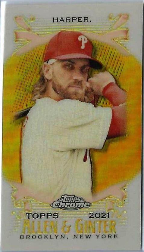 Bryce Harper [Mini Gold Refractor] #44
