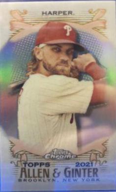 Bryce Harper [Mini Orange Refractor] #44