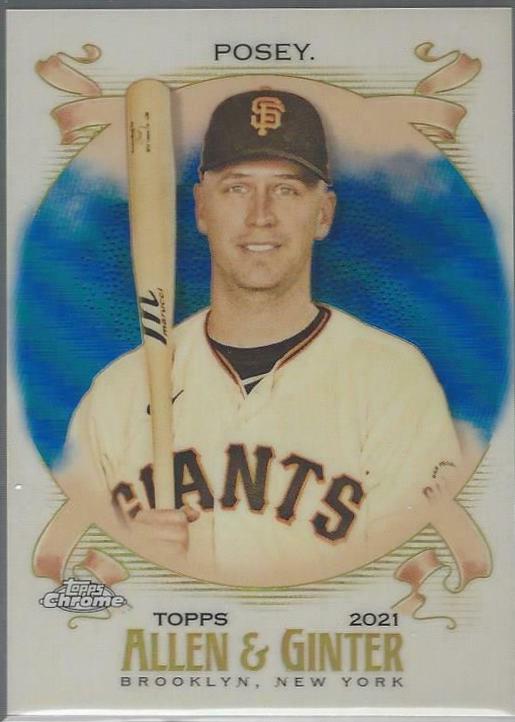 Buster Posey [Blue Refractor] #13