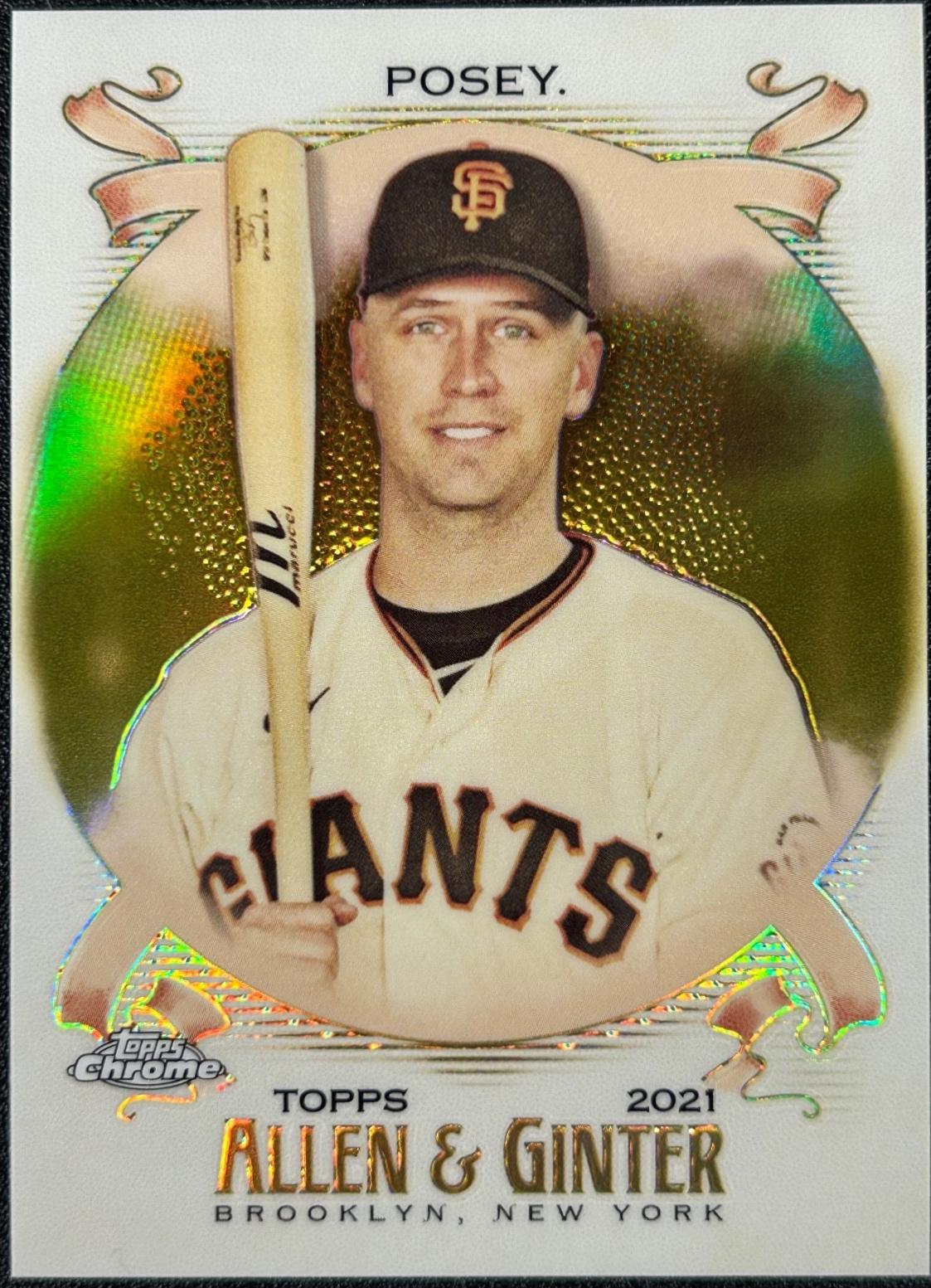 Buster Posey [Gold Refractor] #13