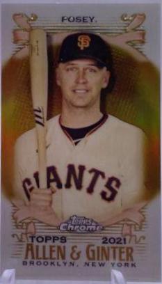 Buster Posey [Mini Gold Refractor] #13