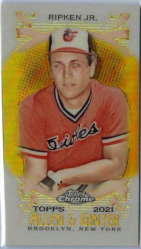 Cal Ripken Jr. [Mini Gold Refractor] #38