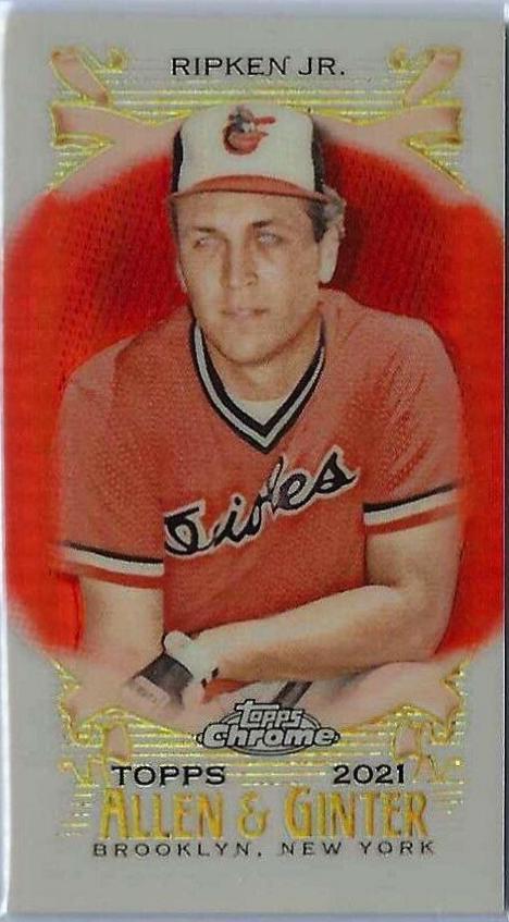 Cal Ripken Jr. [Mini Orange Refractor] #38
