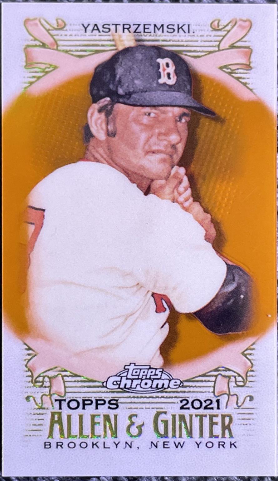 Carl Yastrzemski [Mini Orange Refractor] #102