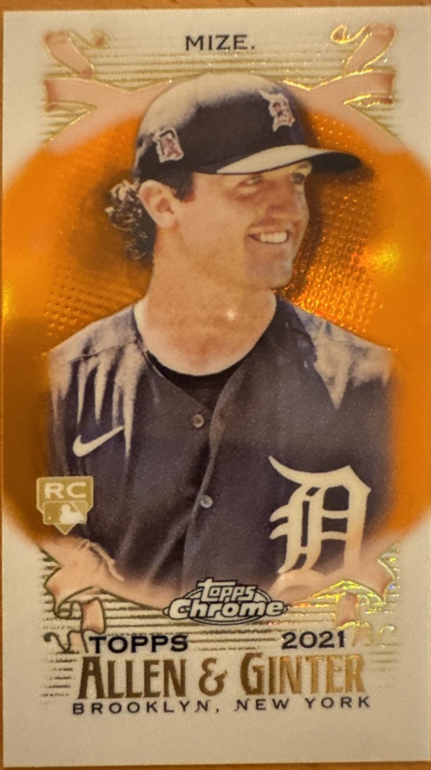 Casey Mize [Mini Orange Refractor] #138