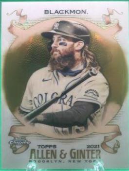 Charlie Blackmon [Gold Refractor] #280