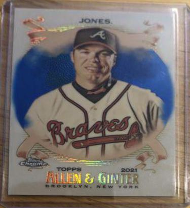 Chipper Jones [Blue Refractor] #157