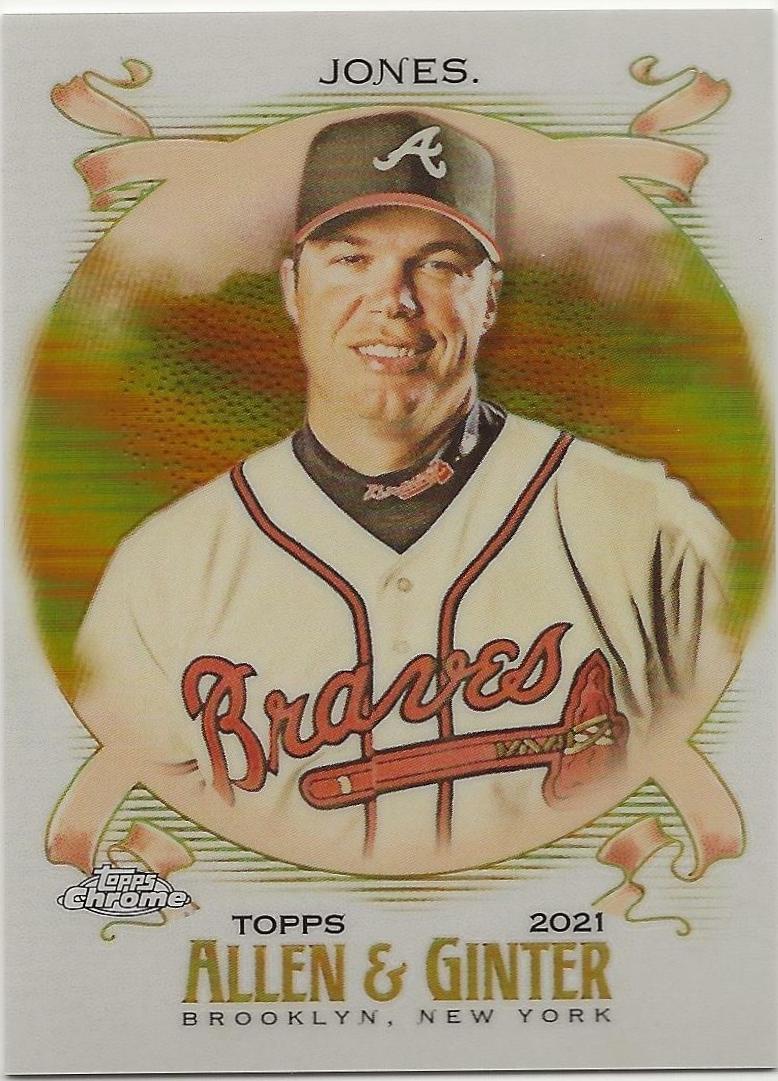 Chipper Jones [Gold Refractor] #157