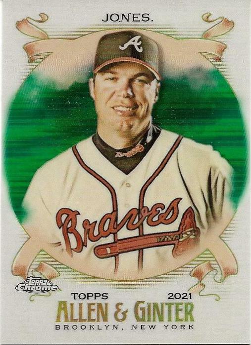 Chipper Jones [Green Refractor] #157