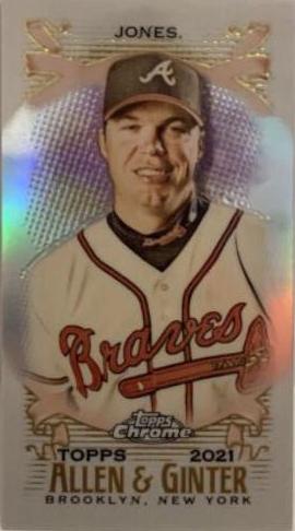 Chipper Jones [Mini Orange Refractor] #157