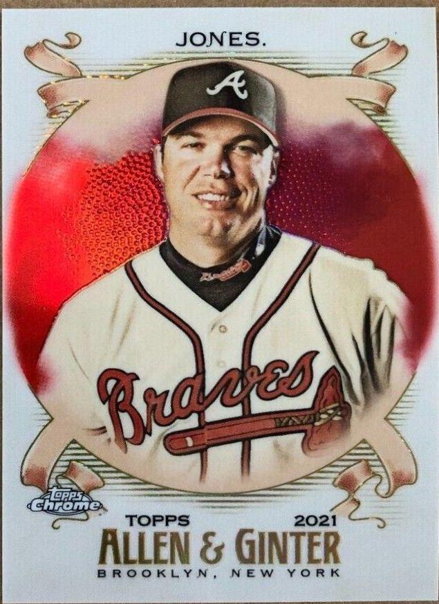 Chipper Jones [Red Refractor] #157