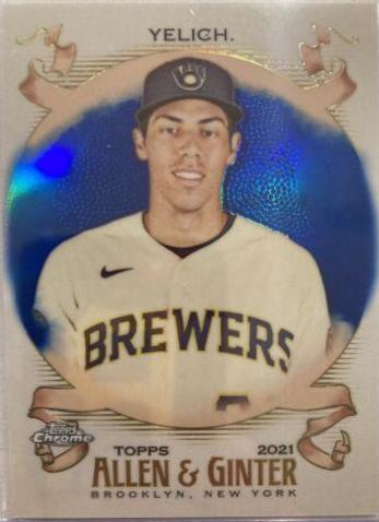 Christian Yelich [Blue Refractor] #80