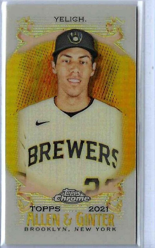 Christian Yelich [Mini Gold Refractor] #80