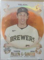 Christian Yelich [Orange Refractor] #80