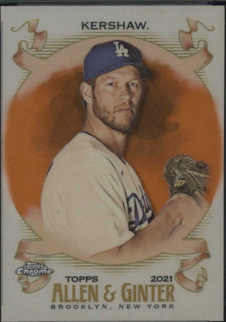 Clayton Kershaw [Orange Refractor] #28