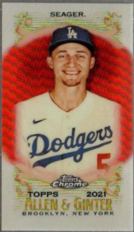 Corey Seager [Mini Orange Refractor] #26