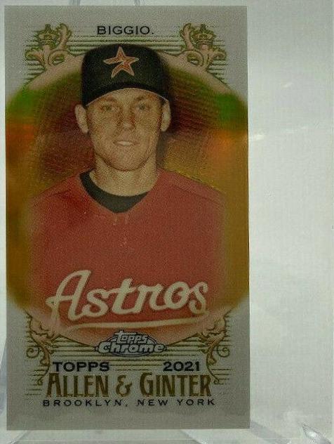 Craig Biggio [Mini Gold Refractor] #97