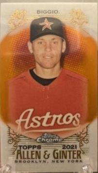 Craig Biggio [Mini Orange Refractor] #97