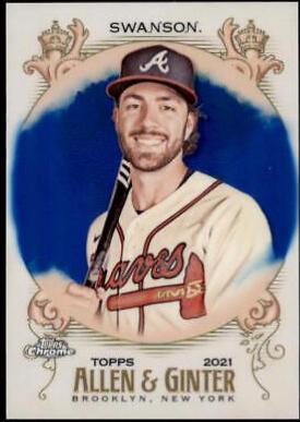 Dansby Swanson [Blue Refractor] #112