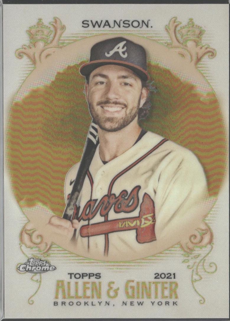 Dansby Swanson [Gold Refractor] #112